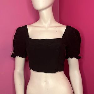 Urban outfitters crop top black size small